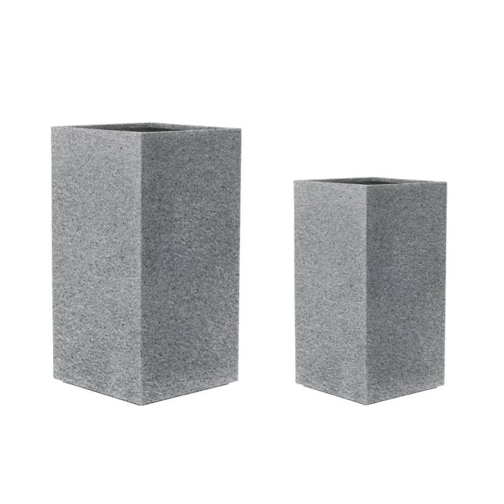 KIRSCHKE Gartentopf Rockline granitgrau Hot