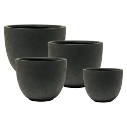 KIRSCHKE Gartentopf Rockline schwarz Clearance