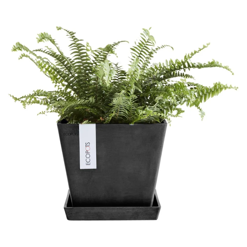 Ecopots Gartentopf Rotterdam dunkelgrau Sale