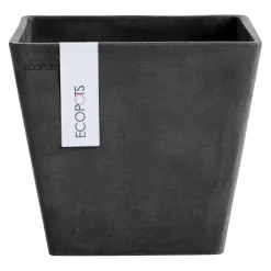 Ecopots Gartentopf Rotterdam dunkelgrau Outlet