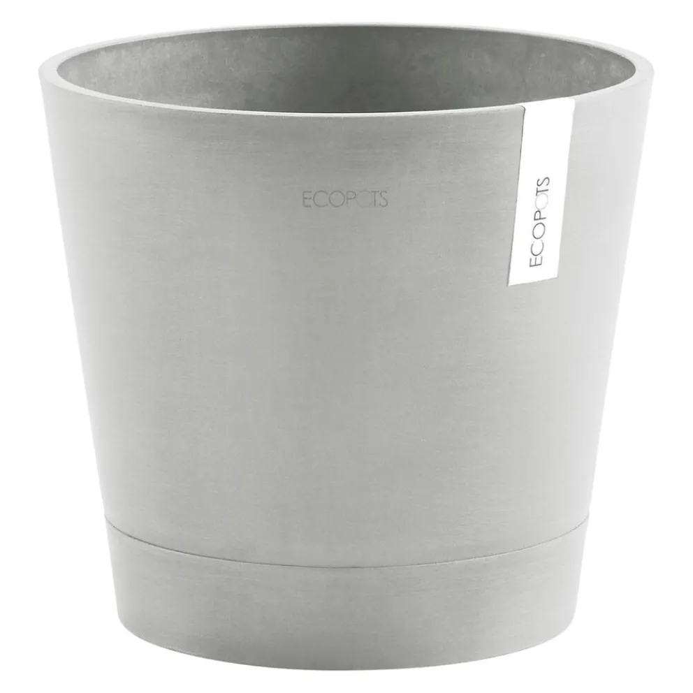Ecopots Gartentopf Venice hellgrau Discount