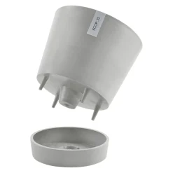 Ecopots Gartentopf Venice hellgrau Discount