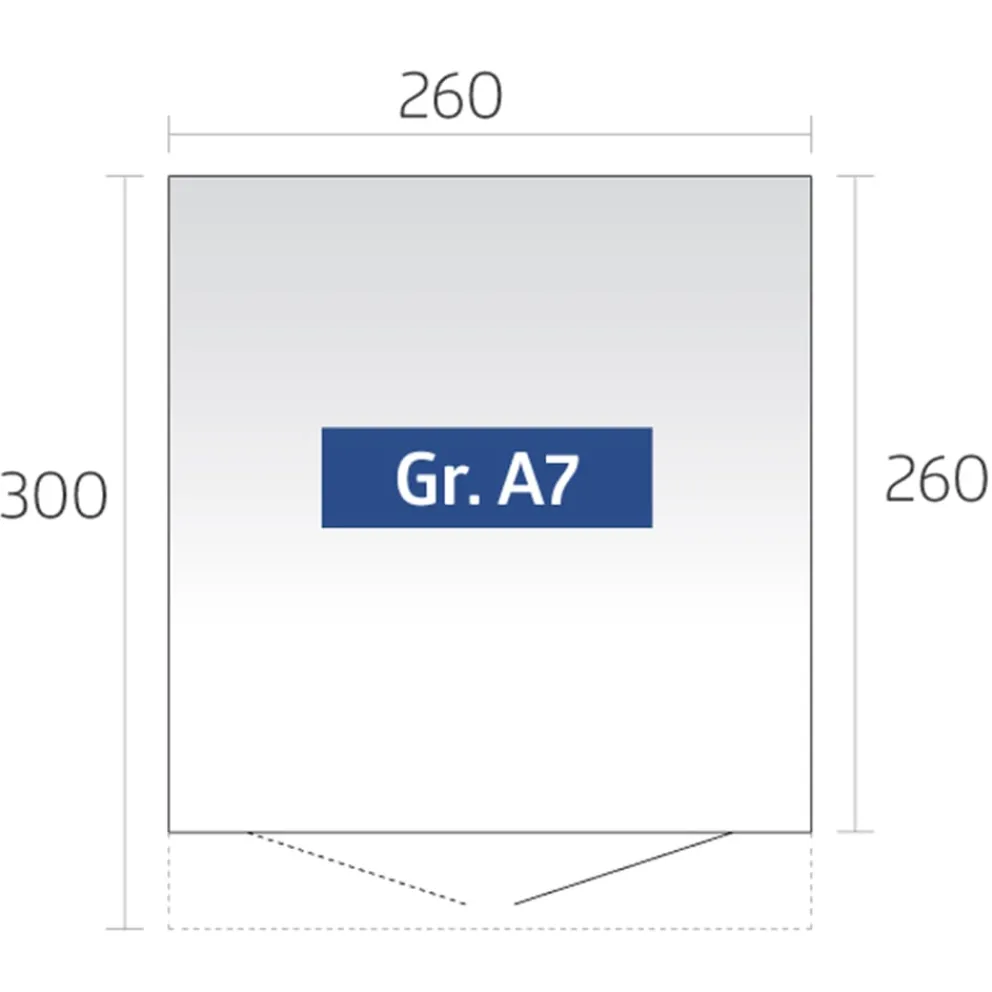 Biohort Gerätehaus Avantgarde Gr. A7 silber Discount
