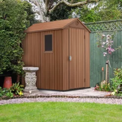 Keter Gerätehaus Darwin 4X6 braun Hot