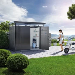 Biohort GerÀtehaus Highline H2 dunkelgrau Outlet