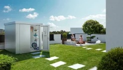 Biohort Gerätehaus Neo 2B silber