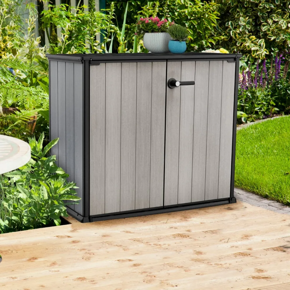 Keter Geräteschrank Patio Tool Store grau New