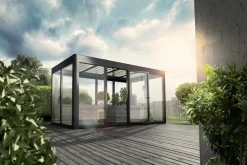 SunElements Gewächshaus Energy 3.2 anthrazit Outlet
