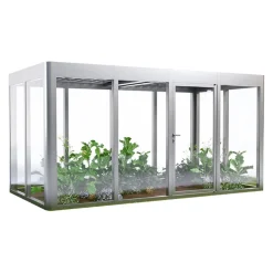 SunElements Gewächshaus Energy 4.2 alufarbig Outlet