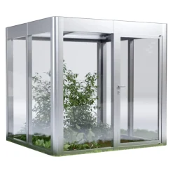 SunElements Gewächshaus Infinity 2.2 alufarbig