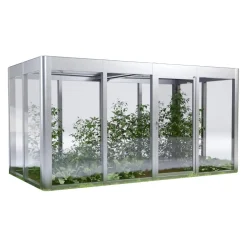 SunElements Gewächshaus Infinity 4.2 alufarbig Best