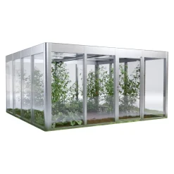 SunElements Gewächshaus Infinity 4.4 alufarbig Clearance
