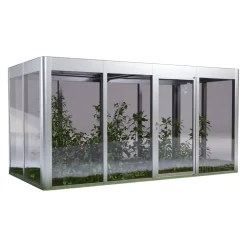 SunElements Gewächshaus Modern 4.2 alufarbig Best
