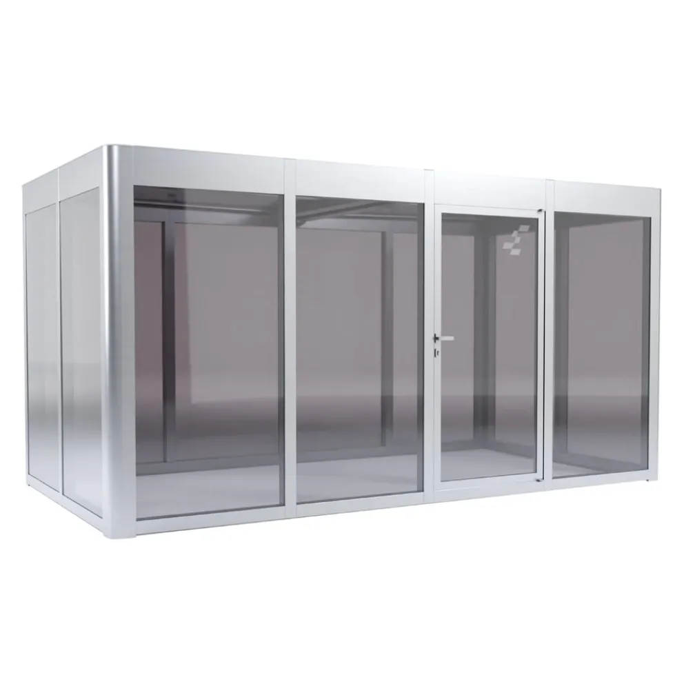 SunElements Gewächshaus Modern 4.2 alufarbig Best