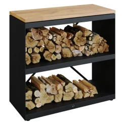 OFYR Grill & Outdoorküche Wood Storage schwarz Best