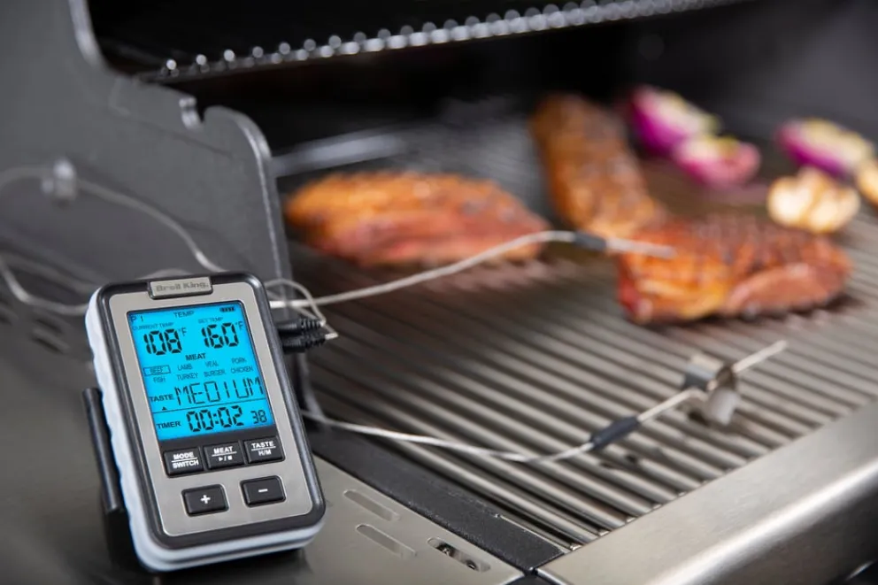 Broil King Grill-& Fleischthermometer Zubehör schwarz, silber Hot