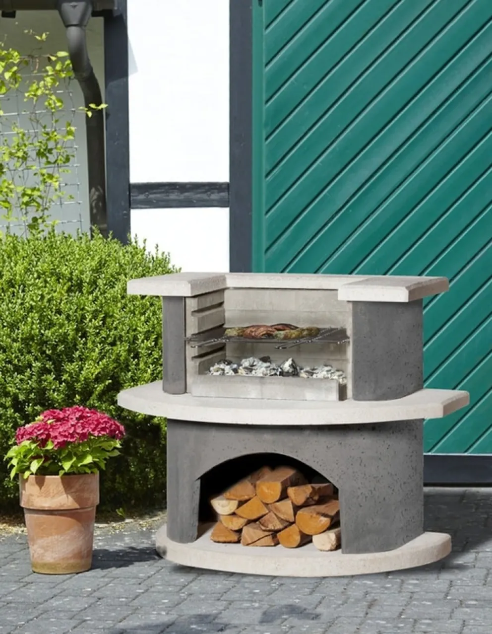 Buschbeck Grillbar Luzern anthrazit, weiss Discount