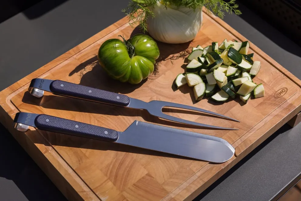 ENO Planchas Grillbesteck Eno blau Clearance