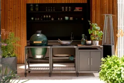 Big Green Egg Grillgestell BBQ silber Sale