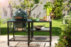 Big Green Egg Grillgestell BBQ silber Sale
