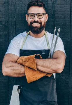 Höfats Grillhandschuh Tools braun, schwarz Outlet