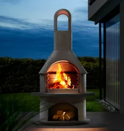 Buschbeck Grillkamin Alicante anthrazit, grau Sale