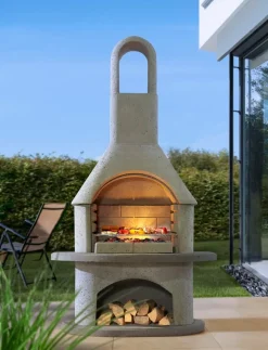 Buschbeck Grillkamin Alicante anthrazit, grau Sale