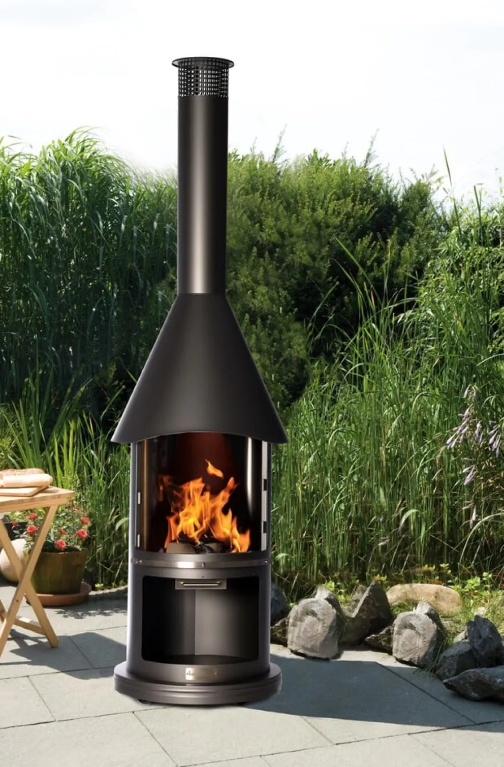 Buschbeck Grillkamin Auckland dunkelgrau
