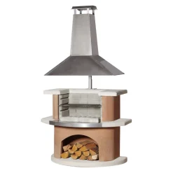 Buschbeck Grillkamin Kampen terracotta, weiss Clearance