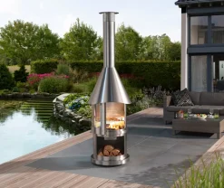Buschbeck Grillkamin Melbourne grau Discount