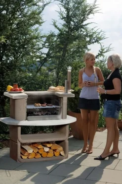 Buschbeck Grillkamin Montana braun, weiss Best