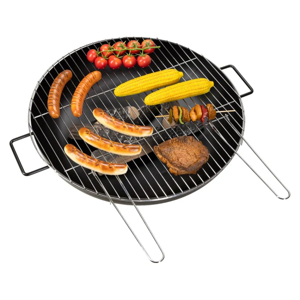 Nouvel Grillrost Feuerschale silber Discount
