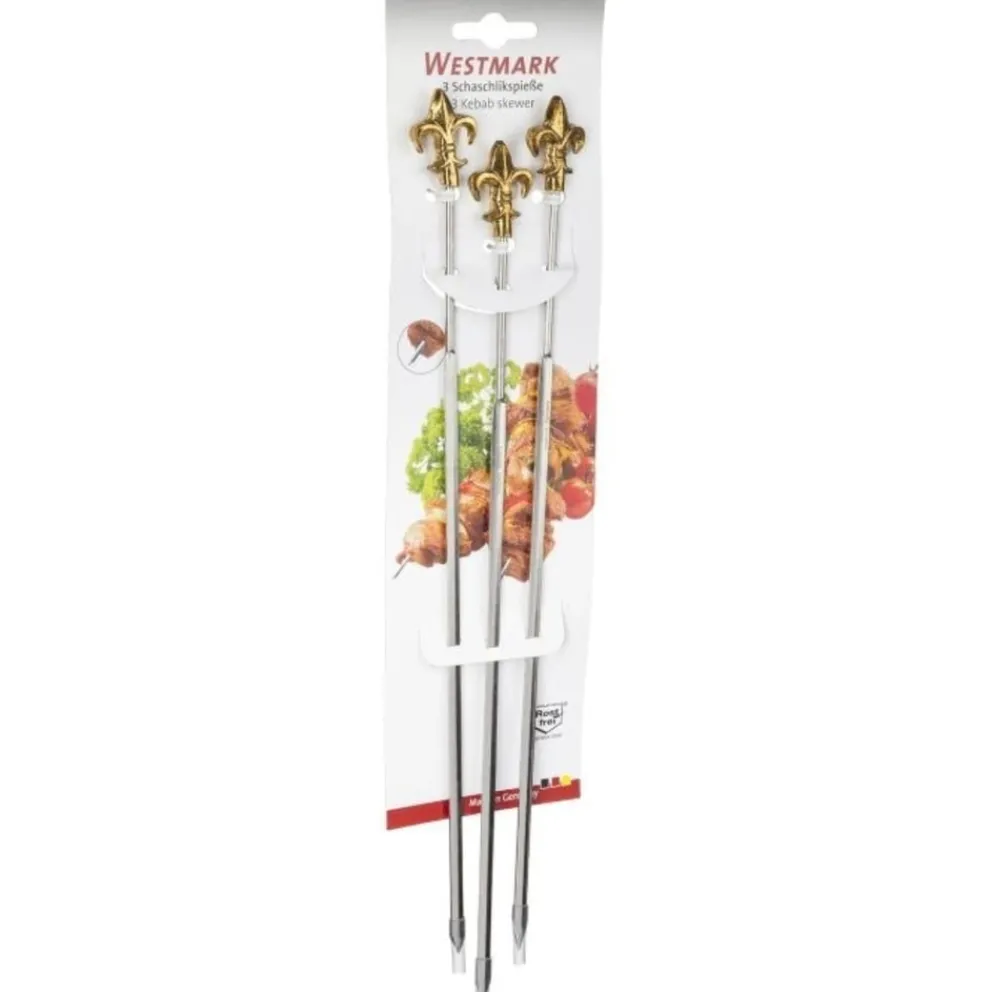 Westmark Grillspiess Grillme silber