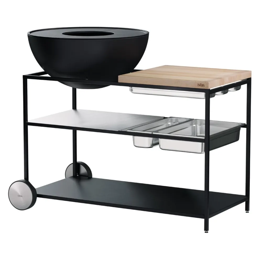 Höfats Grillzubehör Fire Kitchen schwarz, silber Discount