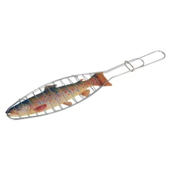 Grillzubehör Fischbräter silber