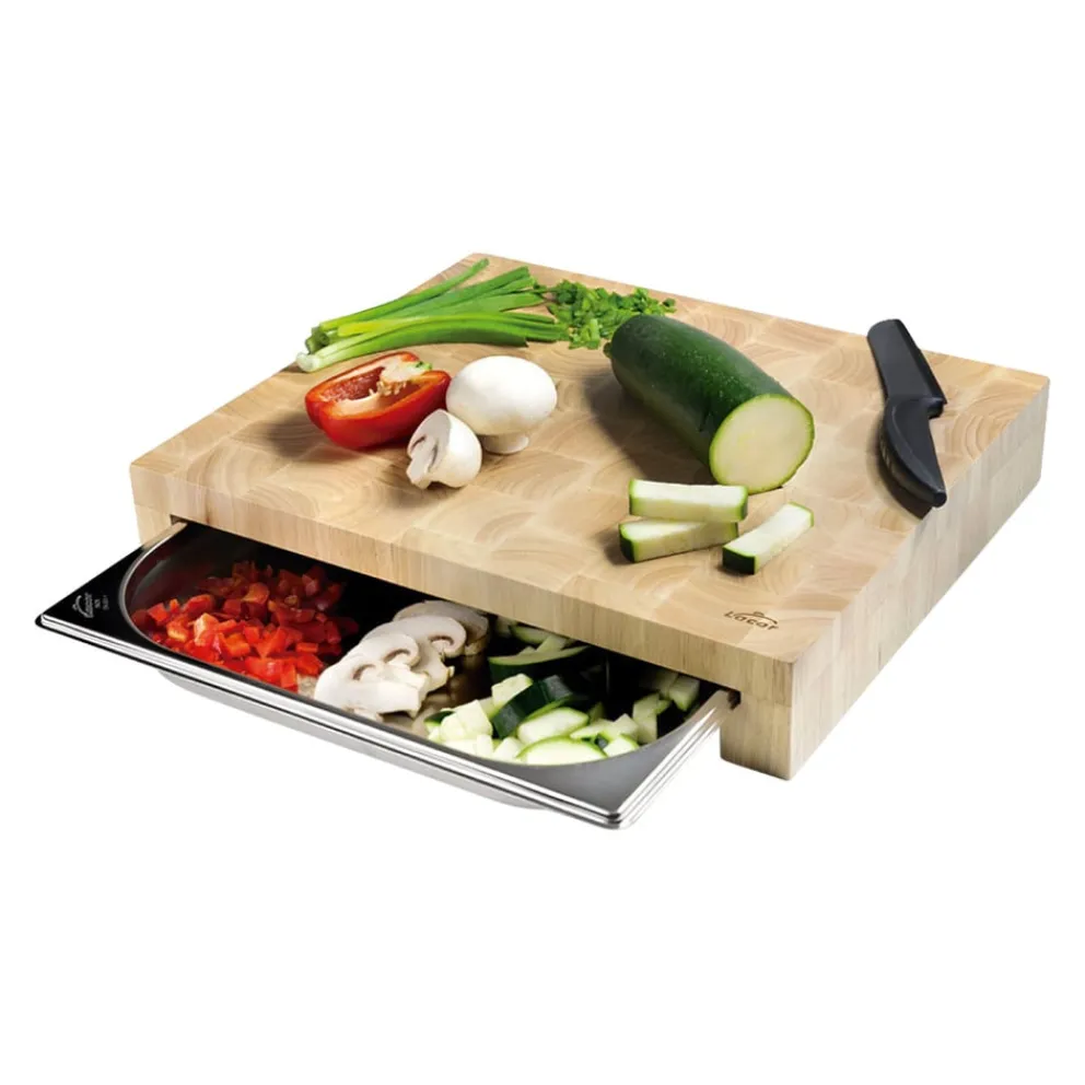 ENO Planchas Grillzubehör Schneidbrett Mit Schale braun, silber Online