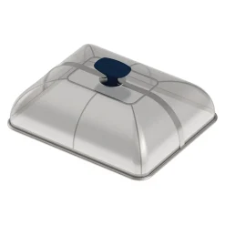 ENO Planchas Grillzubehör Spritzschutzhaube silber New