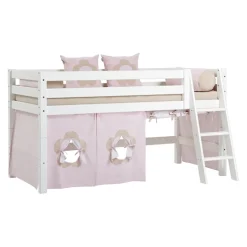 Hoppekids Halbhochbett Einlegerahmen HS-Luxury weiss Clearance