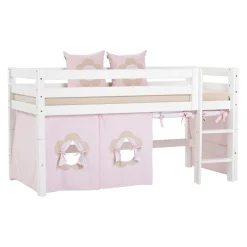 Hoppekids Halbhochbett Einlegerahmen HS-Luxury weiss Hot