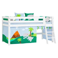 Hoppekids Halbhochbett Lattenrost HS-Luxury weiss Sale