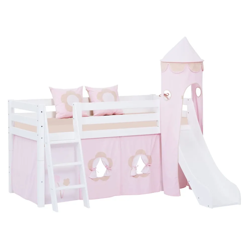 Hoppekids Halbhochbett Lattenrost HS-Luxury weiss Online
