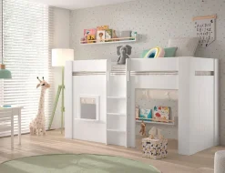 MID.YOU Halbhochbett Reno weiss New