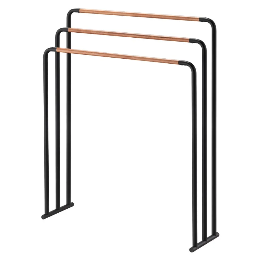 Yamazaki Handtuchständer Plain schwarz Discount