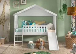 MID.YOU Hausbett Housebed weiss Sale