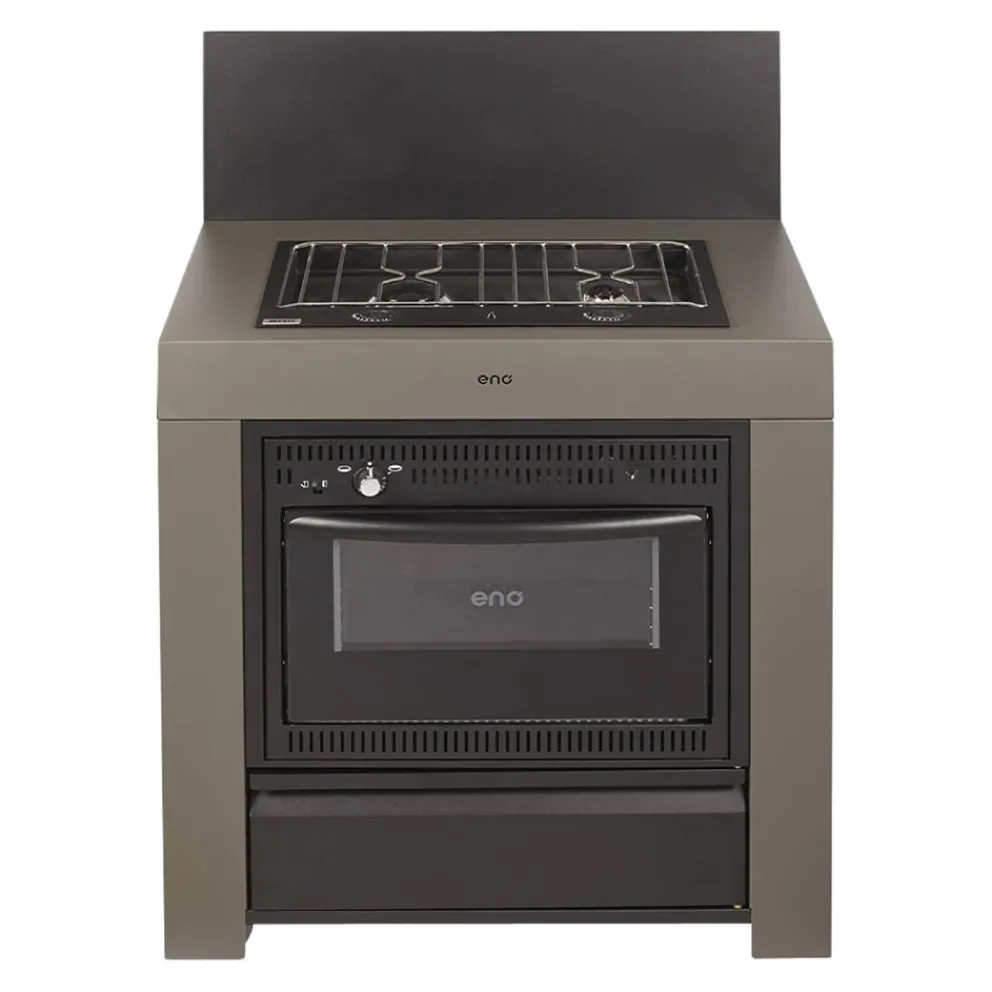 ENO Planchas Herd-/Ofenmodul Eno grau, schwarz Hot