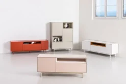 atelier pfister Highboard Amden Greige, Hellgreige, anthrazit Discount