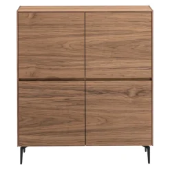 Johann Jakob Highboard Anity nussbaumfarbig New