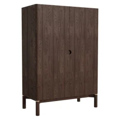 Lomoco Highboard Arun nussbaumfarbig