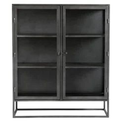 Highboard Boston schwarz Clearance