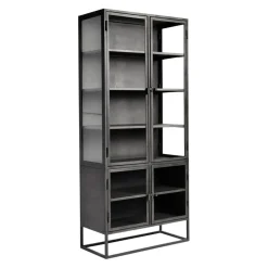 Highboard Boston schwarz Clearance